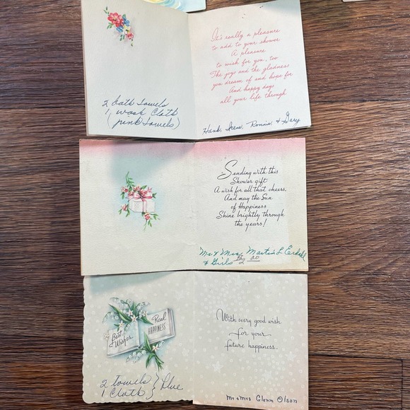 Lot of Kitsch Shower Cards and Wedding Cards - Picture 7 of 13